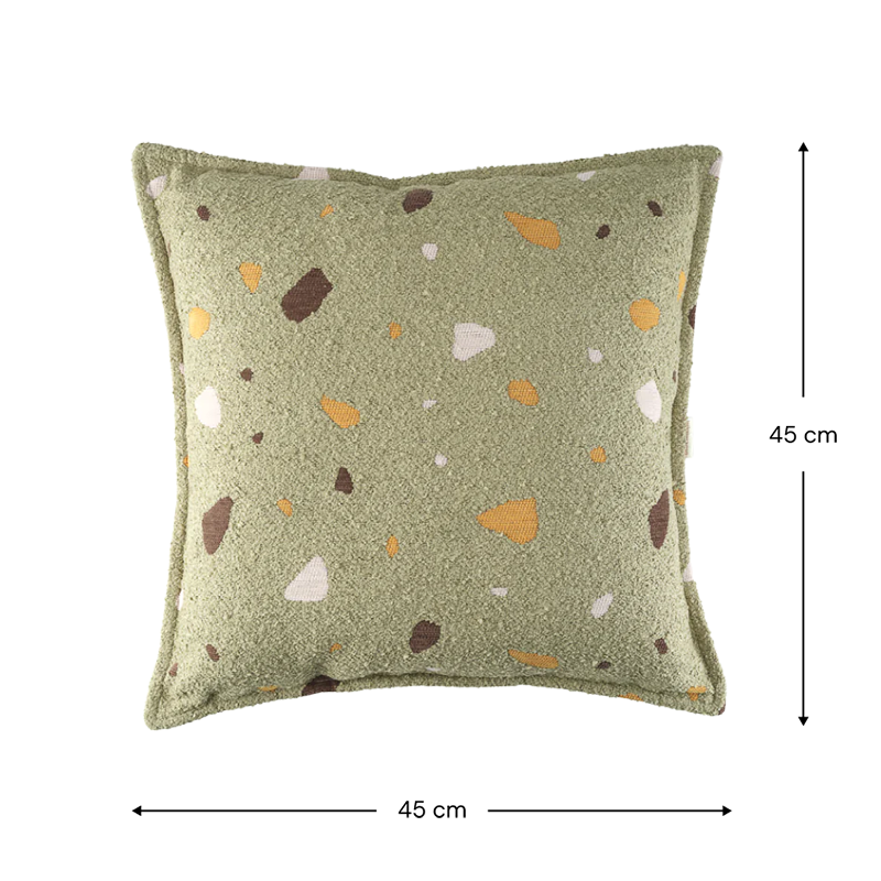 Wigiwama  Kissen  &#39;Terrazzo Block&#39; Moss