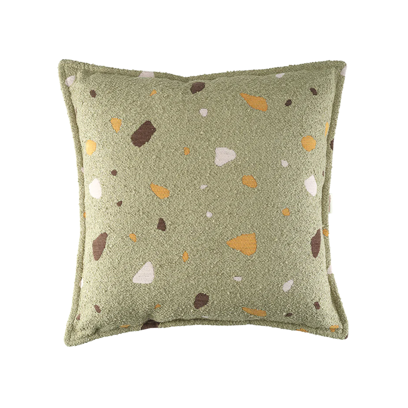 Wigiwama  Kissen  &#39;Terrazzo Block&#39; Moss