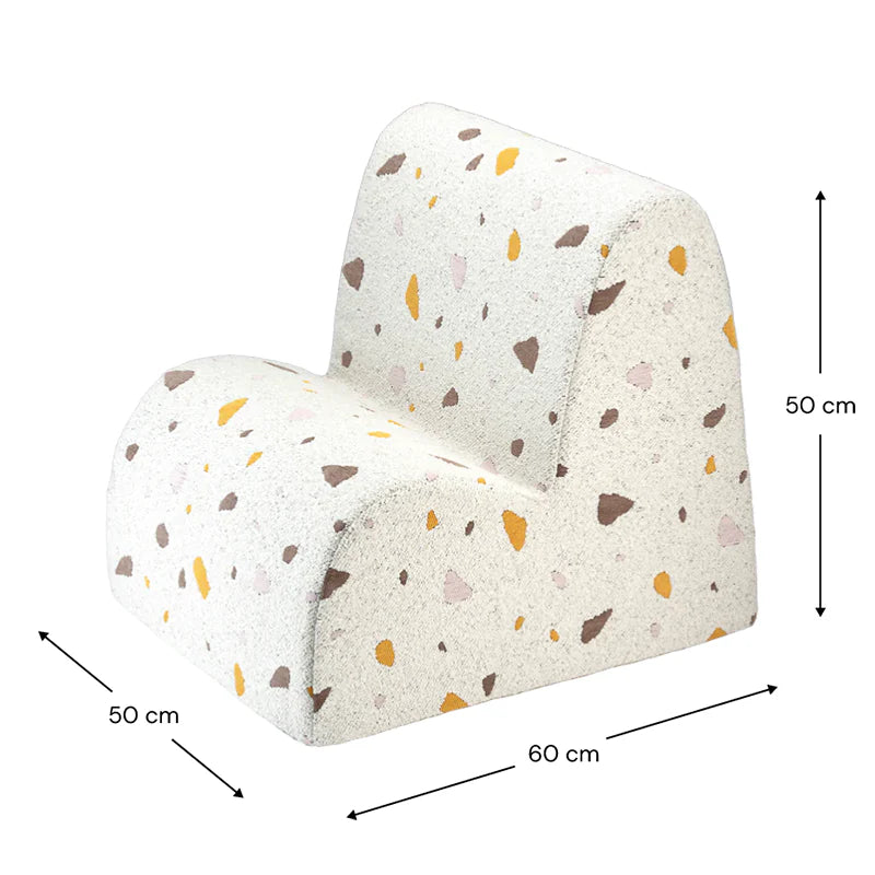 Wigiwama  Kindersessel  &#39;Terrazzo Cloud Chair&#39; Marble