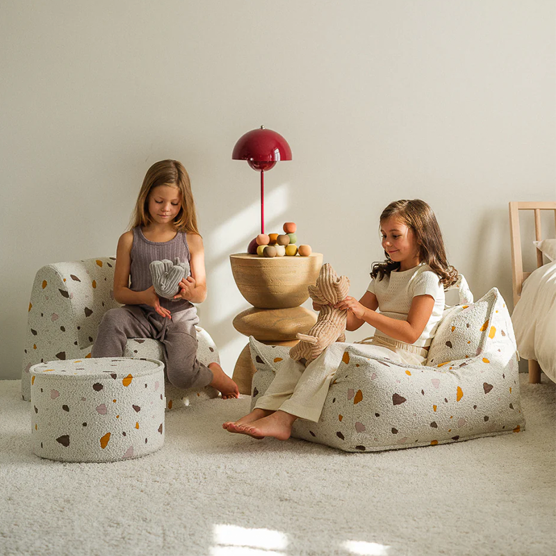 Wigiwama  Kindersessel  &#39;Terrazzo Cloud Chair&#39; Marble