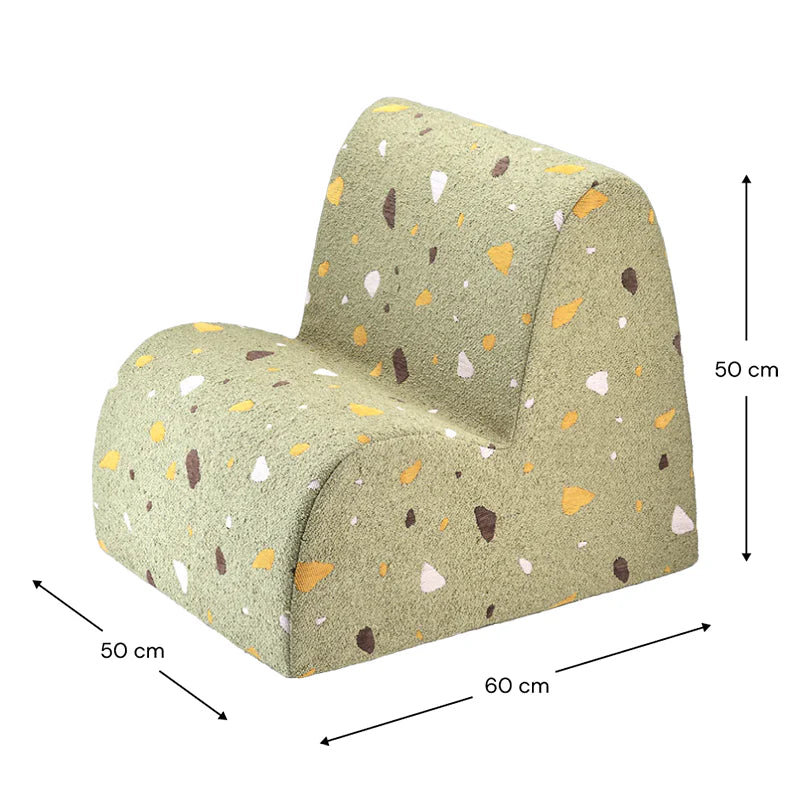 Wigiwama  Kindersessel  'Terrazzo Cloud Chair' Moss