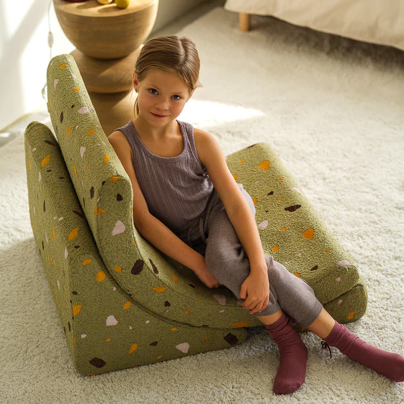 Wigiwama  Spielsessel  &#39;Terrazzo Moon Chair&#39;  Moss