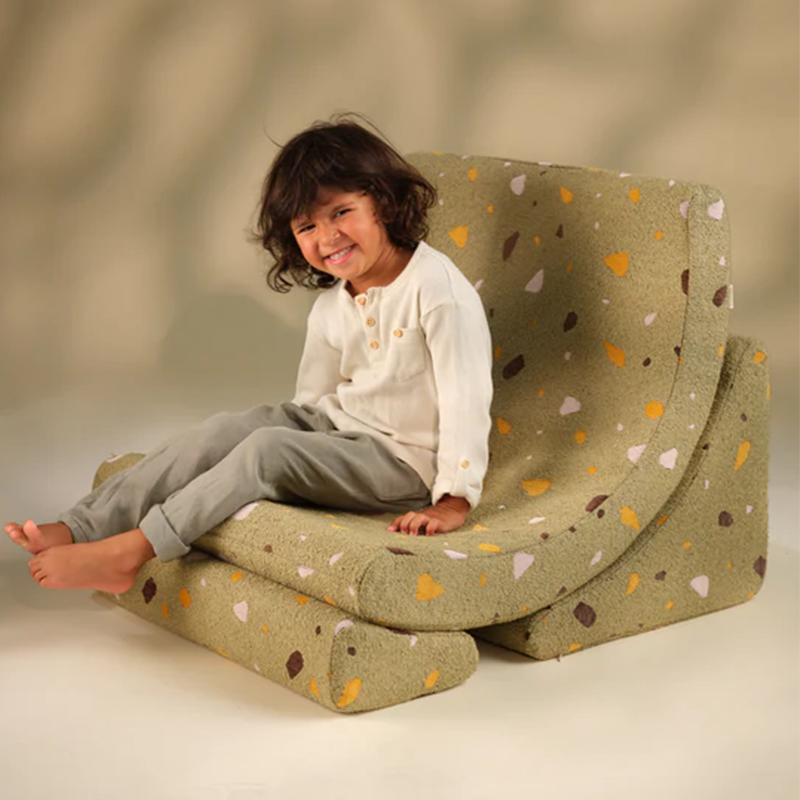 Wigiwama  Spielsessel  &#39;Terrazzo Moon Chair&#39;  Moss