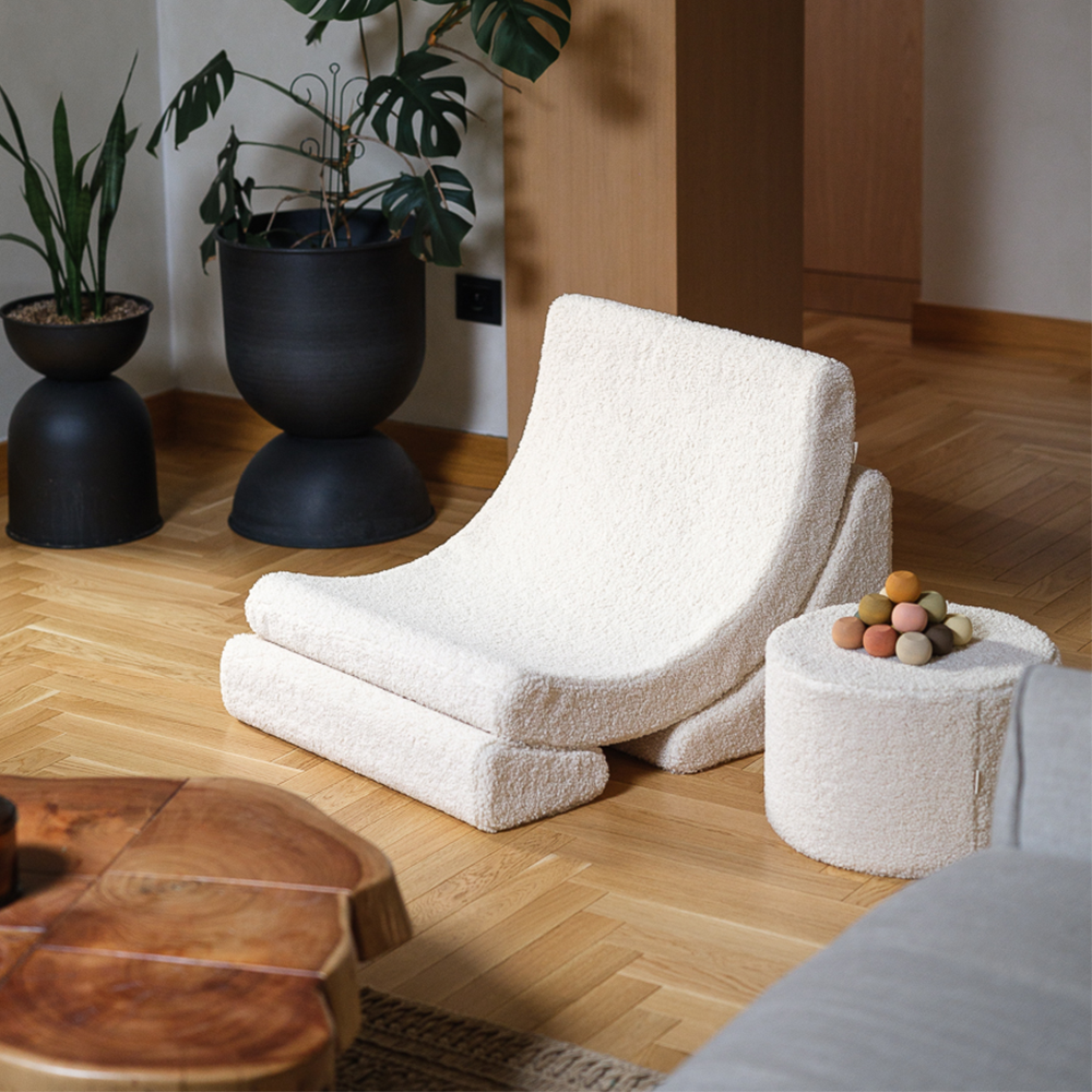 Wigiwama  Spielsessel  &#39;Moon Chair&#39;  Cream White