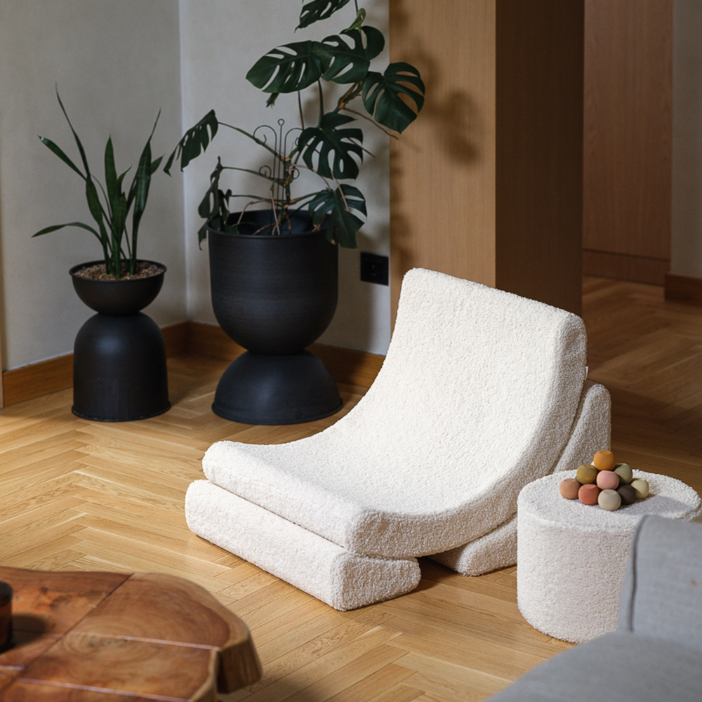 Wigiwama  Spielsessel  &#39;Moon Chair&#39;  Cream White