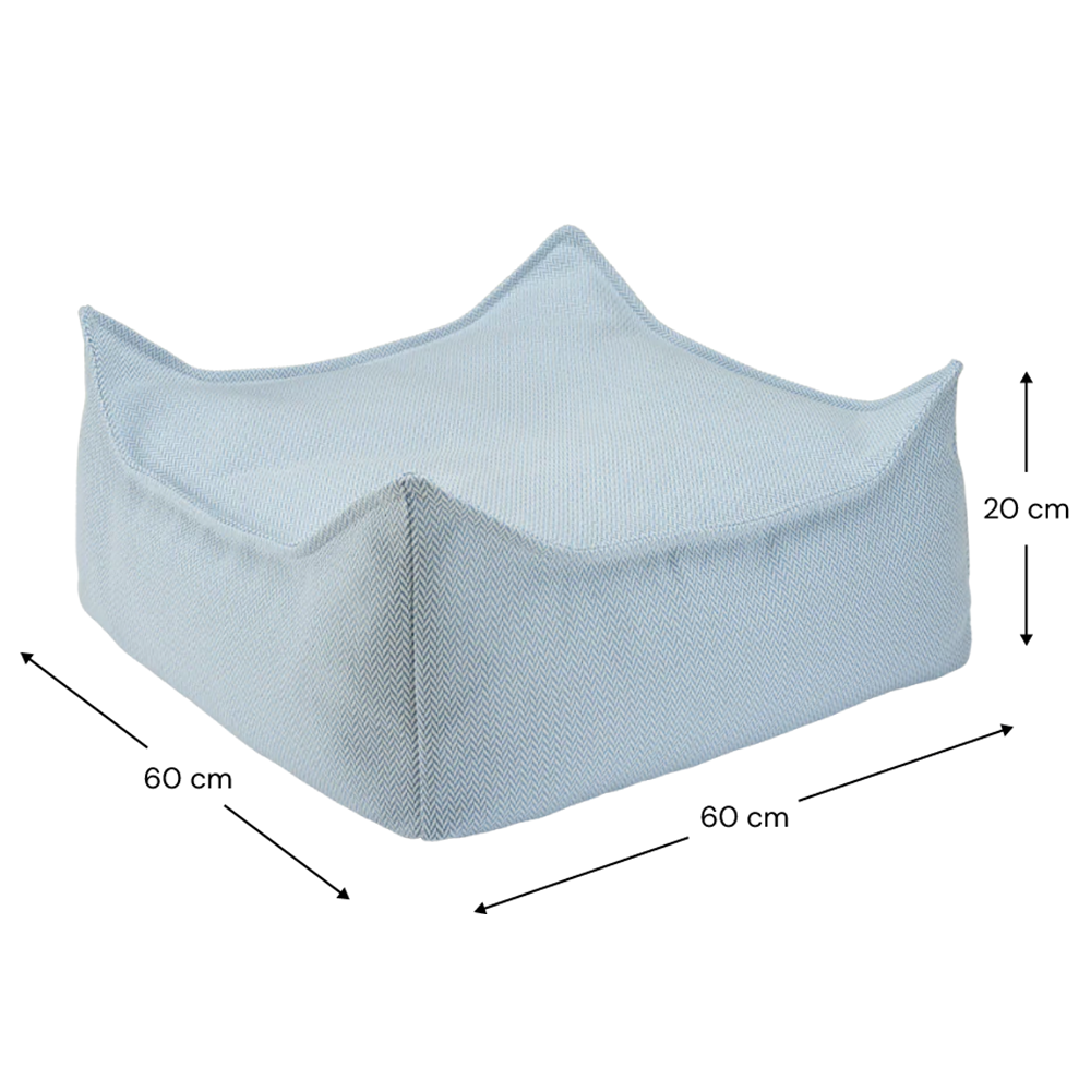 Wigiwama  Outdoor Ottoman Azure