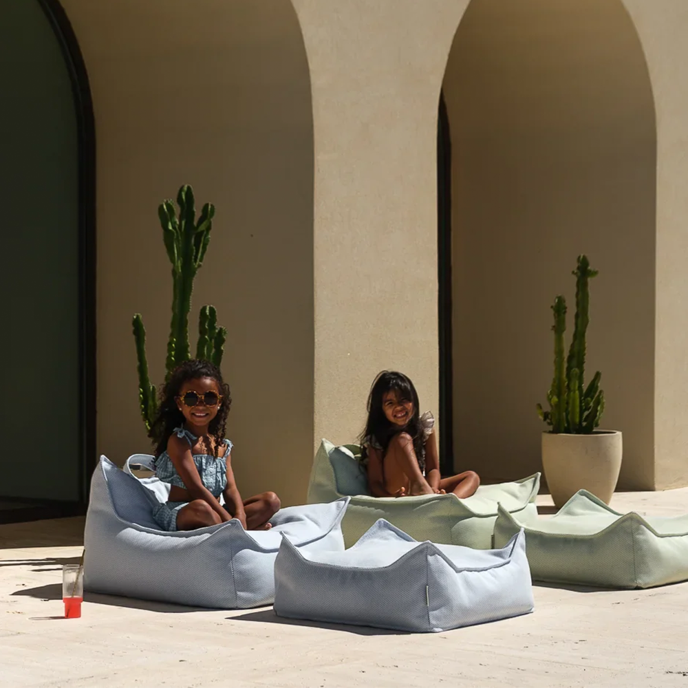 Wigiwama  Outdoor Ottoman Azure
