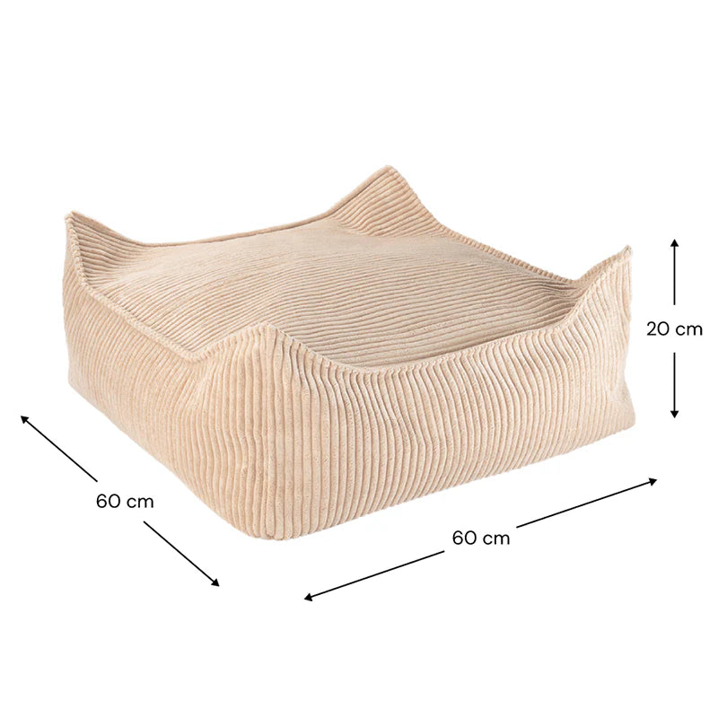 Wigiwama  Quadratischer Ottoman  Brown Sugar