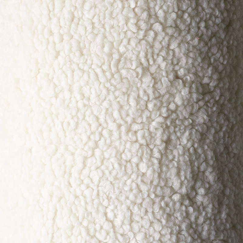 Wigiwama  Quadratischer Ottoman Cream White