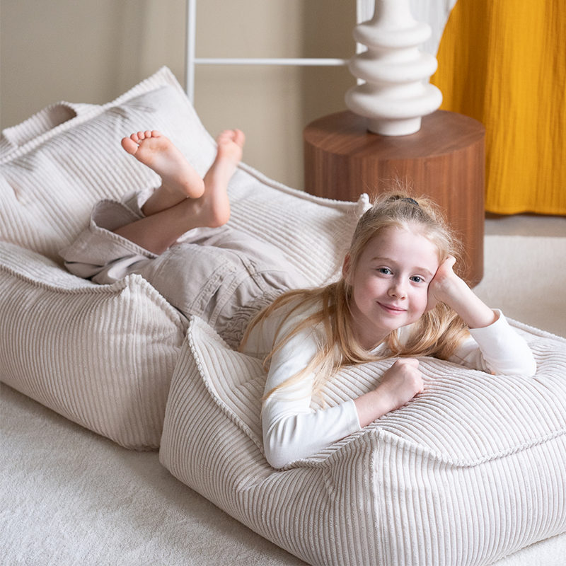 Wigiwama  Quadratischer Ottoman  Marshmallow