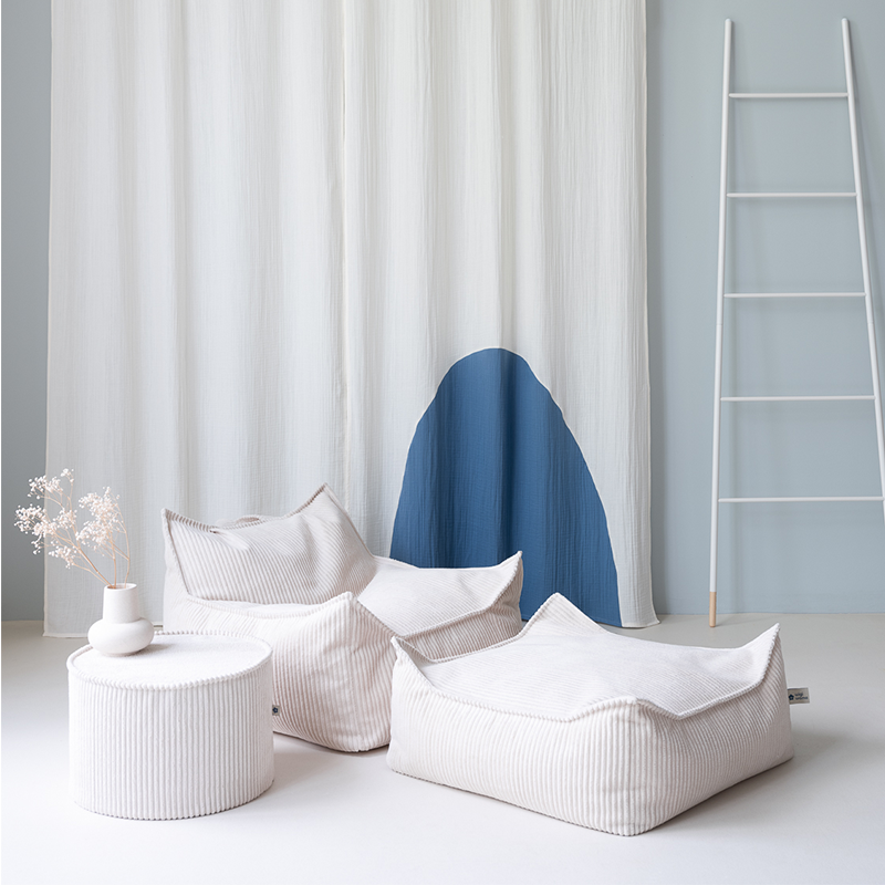Wigiwama  Quadratischer Ottoman  Marshmallow