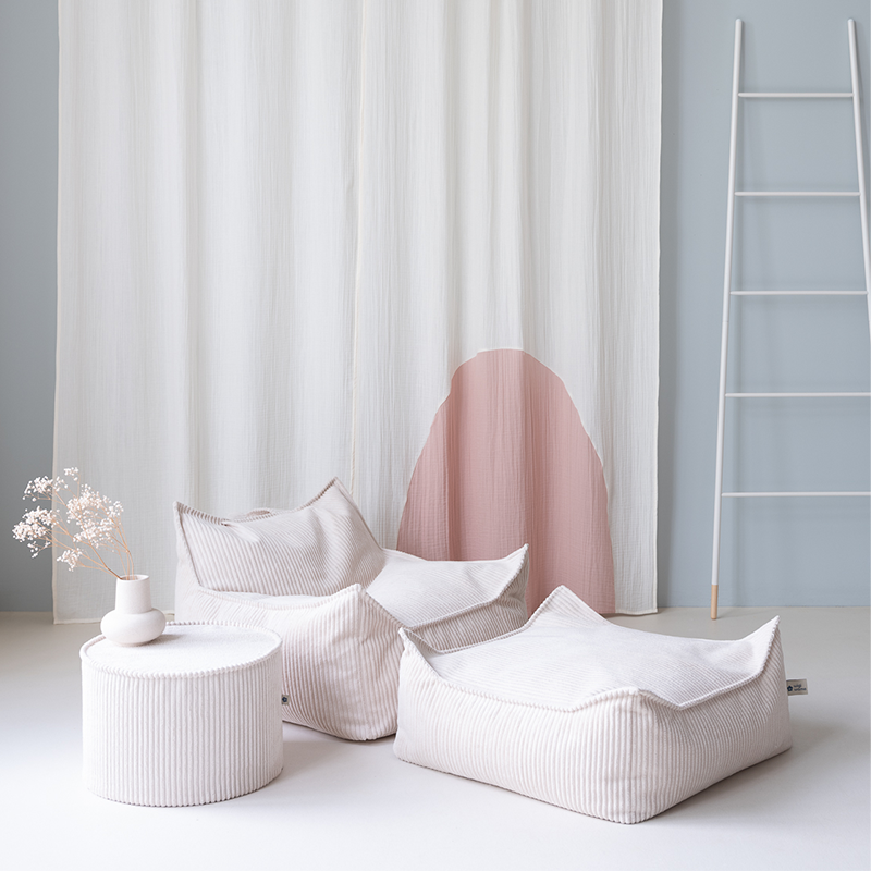 Wigiwama  Quadratischer Ottoman  Marshmallow