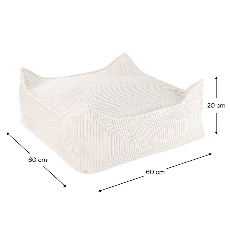 Wigiwama  Quadratischer Ottoman  Marshmallow