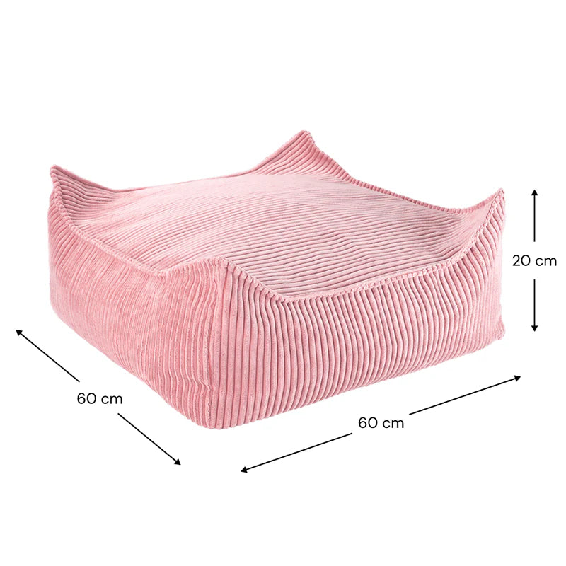 Wigiwama  Quadratischer Ottoman  Pink Mousse - Online MY SNOWFLAKE