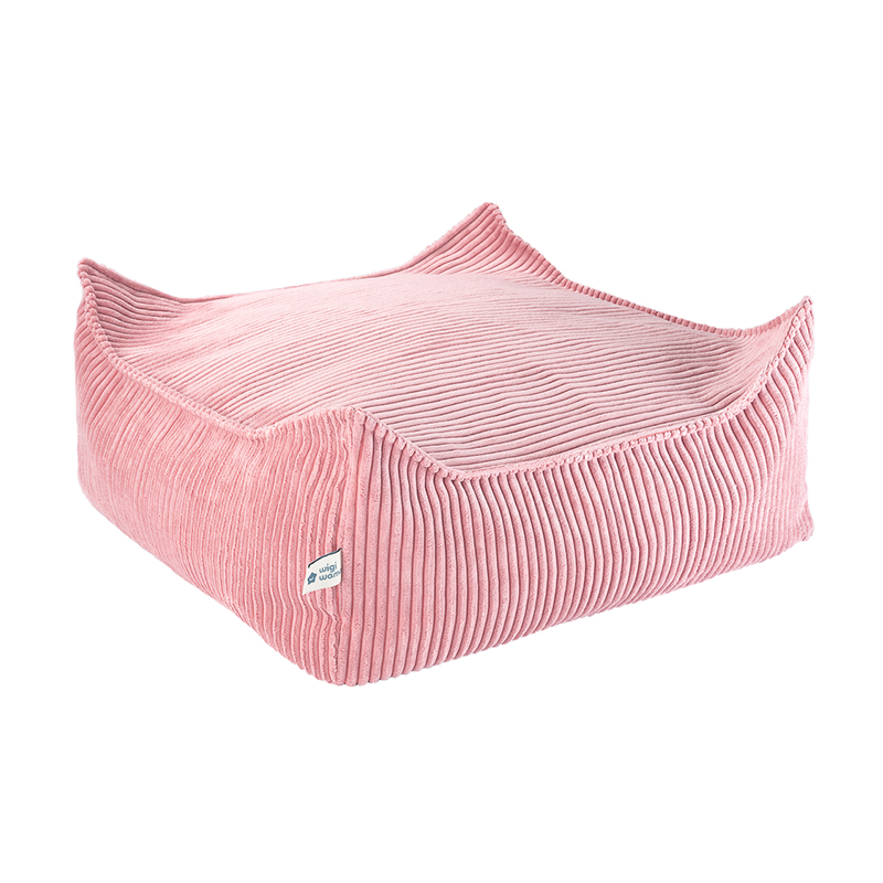 Wigiwama  Quadratischer Ottoman  Pink Mousse - Online MY SNOWFLAKE