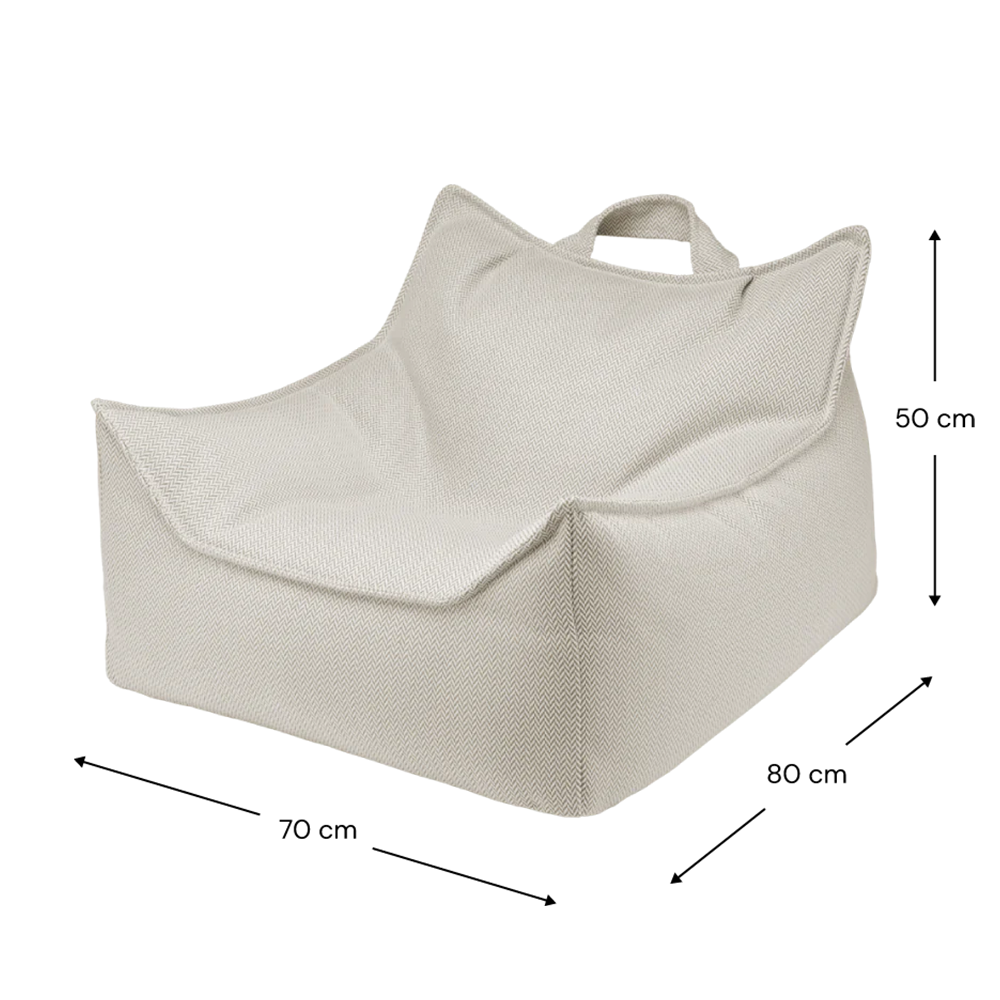 Wigiwama  Outdoor Sitzsack &#39;Beanbag&#39; Terra