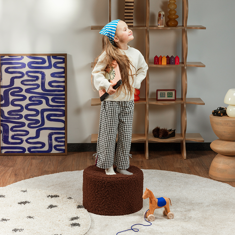 Wigiwama  Sitzhocker  Warm Hazel