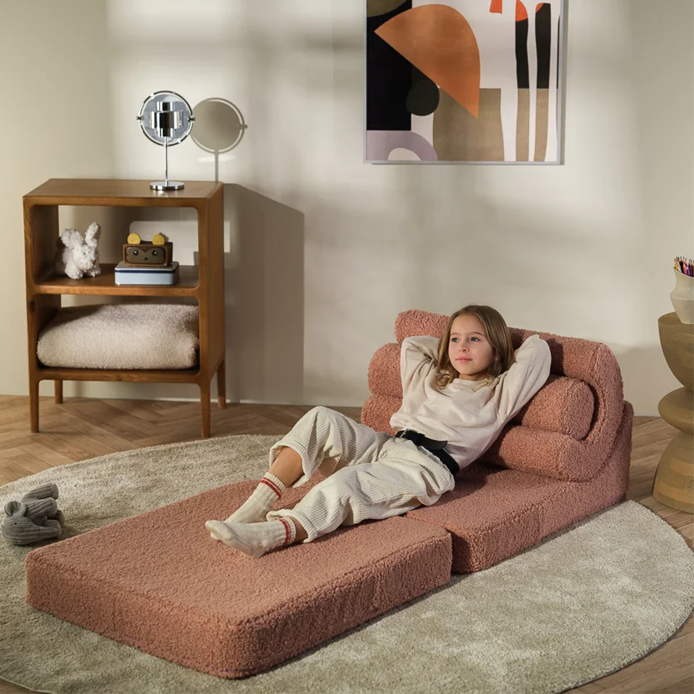 Wigiwama Aufklappbarer Kindersessel  &#39;Flipster&#39; Guava Pink