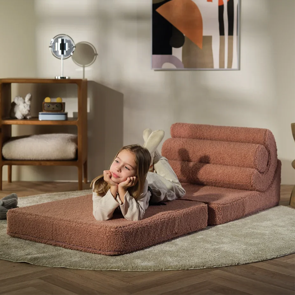 Wigiwama Aufklappbarer Kindersessel  &#39;Flipster&#39; Guava Pink