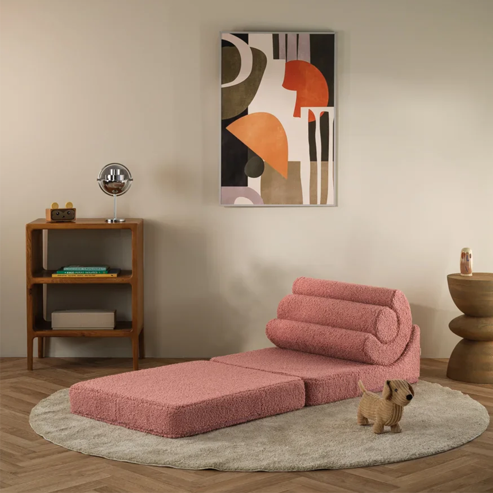 Wigiwama Aufklappbarer Kindersessel  &#39;Flipster&#39; Guava Pink