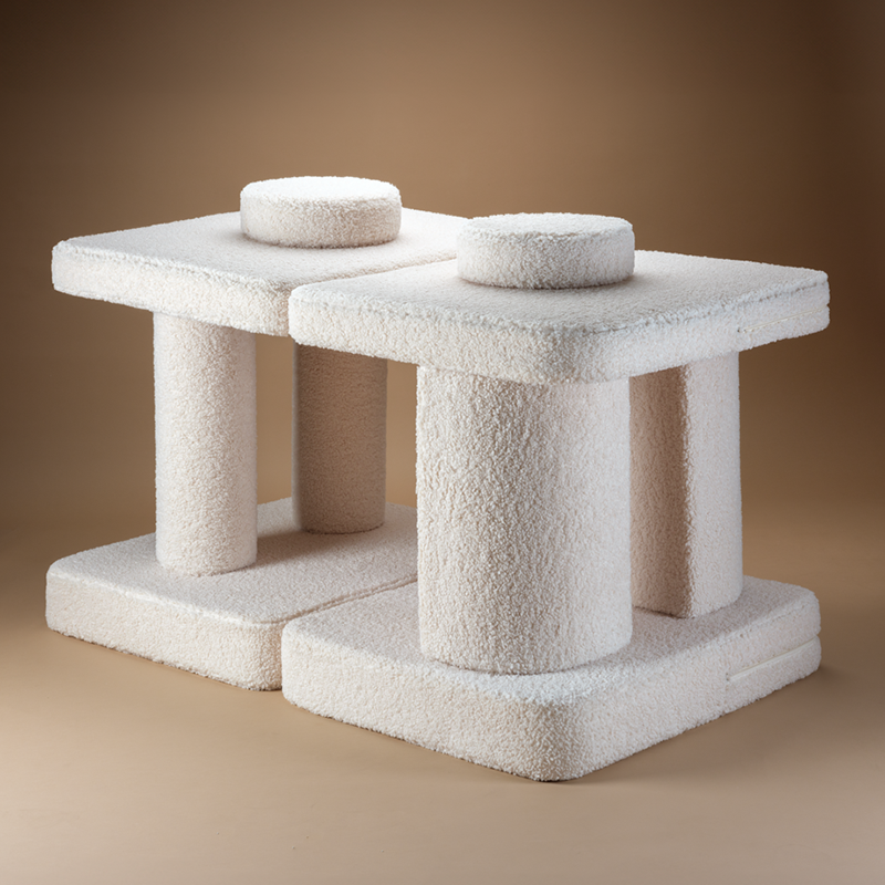 Wigiwama Sofa Teddy Settee Cream White