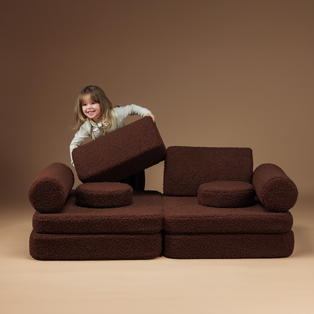 Wigiwama Sofa Teddy Settee Warm Hazel