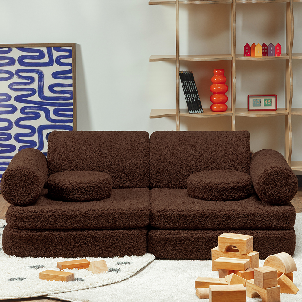 Wigiwama Sofa Teddy Settee Warm Hazel