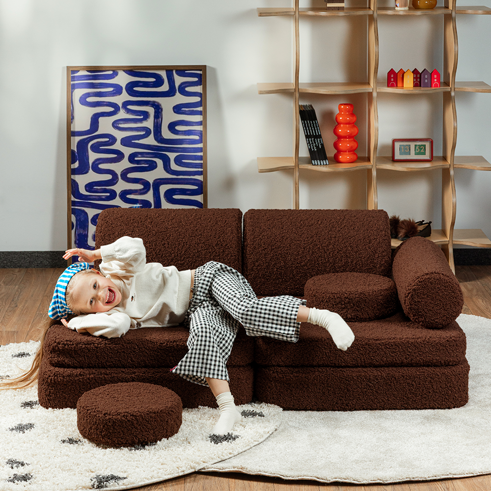 Wigiwama Sofa Teddy Settee Warm Hazel