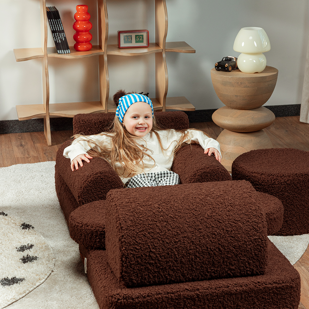 Wigiwama Sofa Teddy Settee Warm Hazel