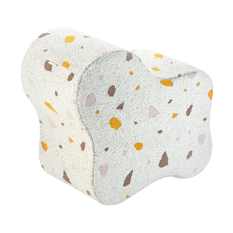 Wigiwama Pouf « Terrazzo Cloud » Marbre