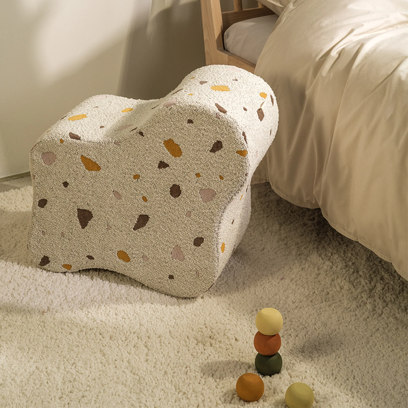 Wigiwama Pouf « Terrazzo Cloud » Marbre