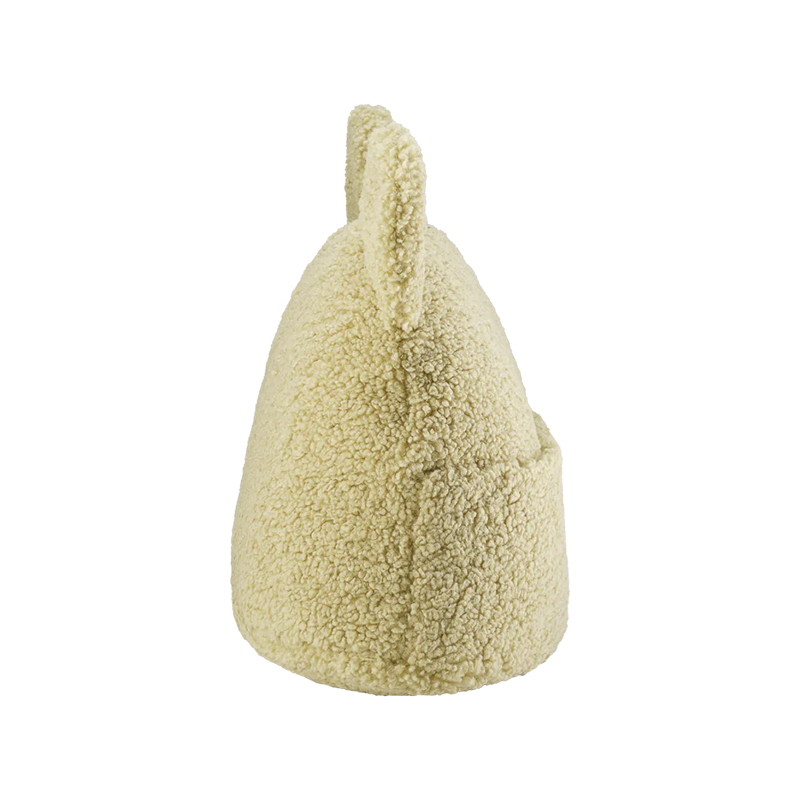 Wigiwama Kissen mit Tasche &#39;Teddy&#39;  Matcha