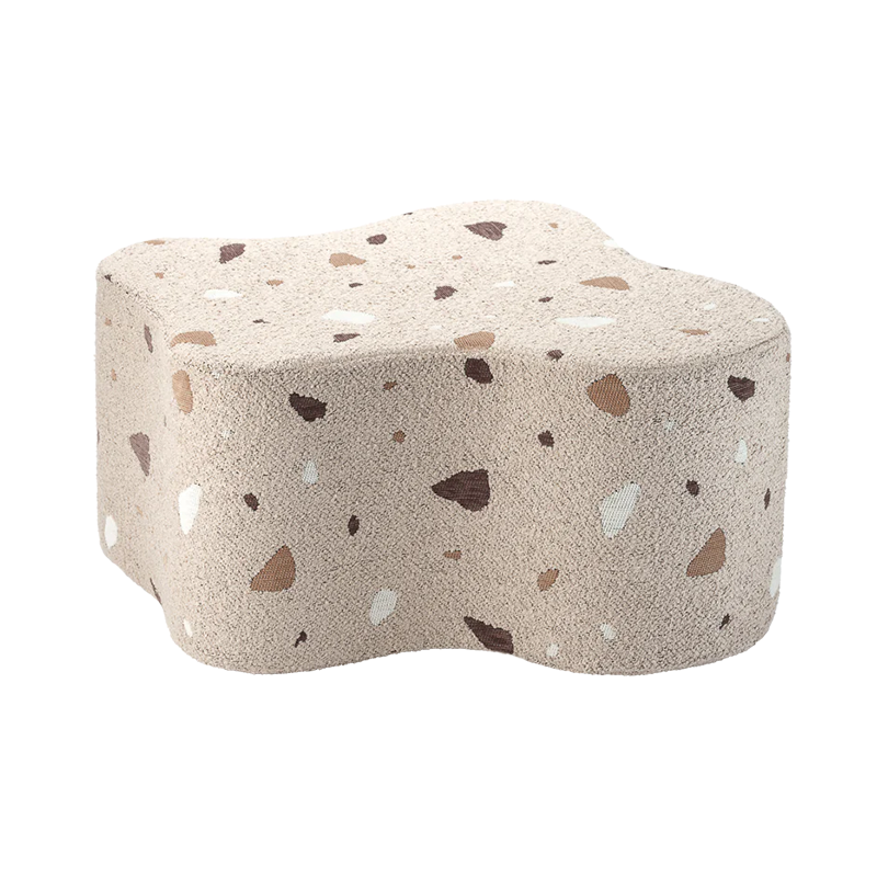 Wigiwama  Sitzhocker  &#39;Terrazzo Cloud&#39; Sand