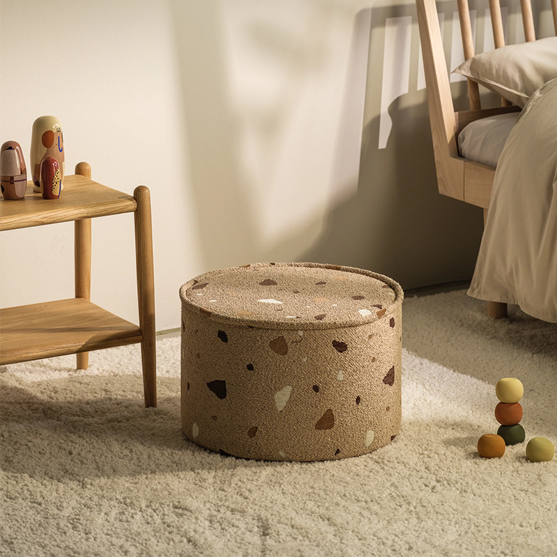 Wigiwama  Sitzhocker  'Terrazzo' Sand