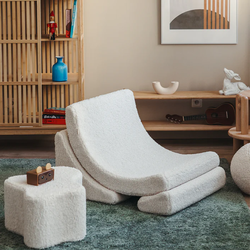 Wigiwama  Sitzhocker  &#39;Cloud&#39; Cream White