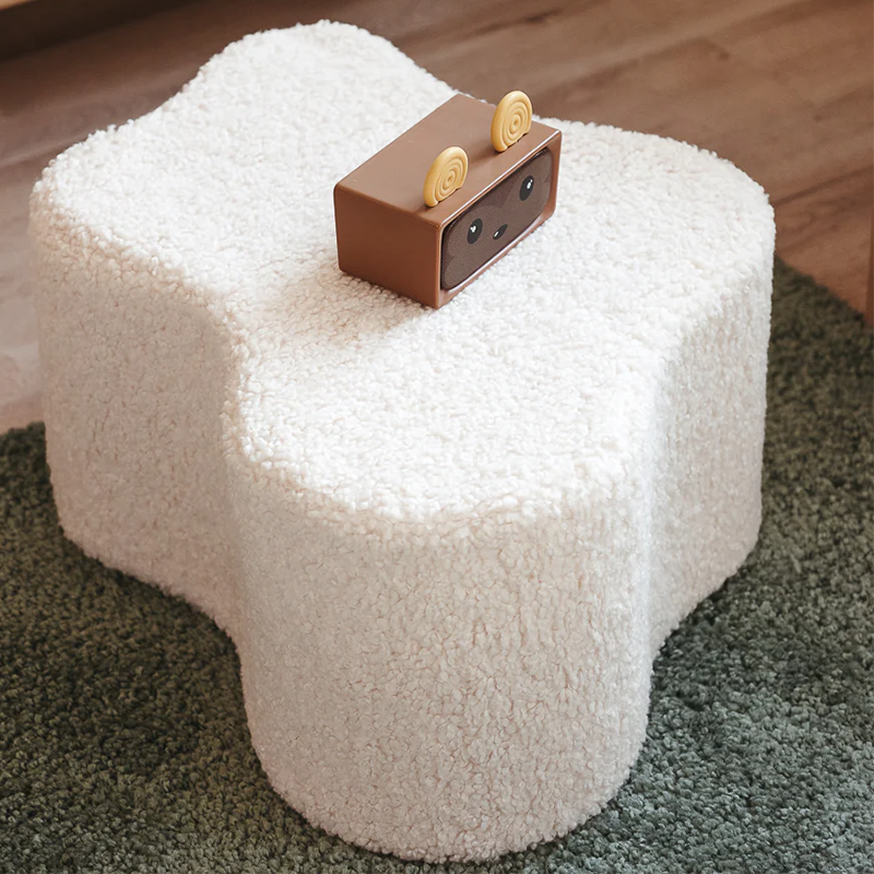 Wigiwama  Sitzhocker  &#39;Cloud&#39; Cream White