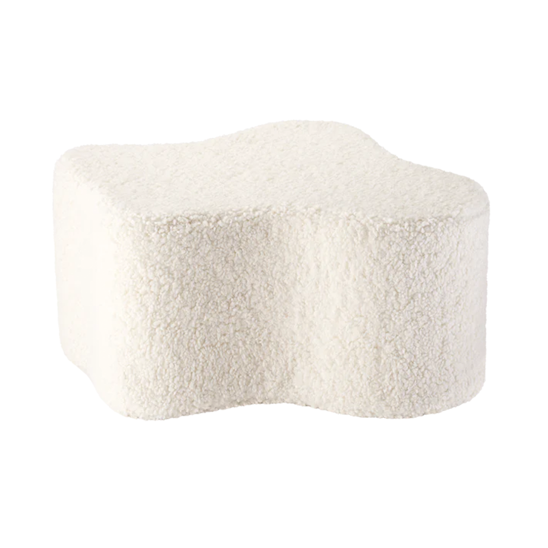 Wigiwama  Sitzhocker  &#39;Cloud&#39; Cream White