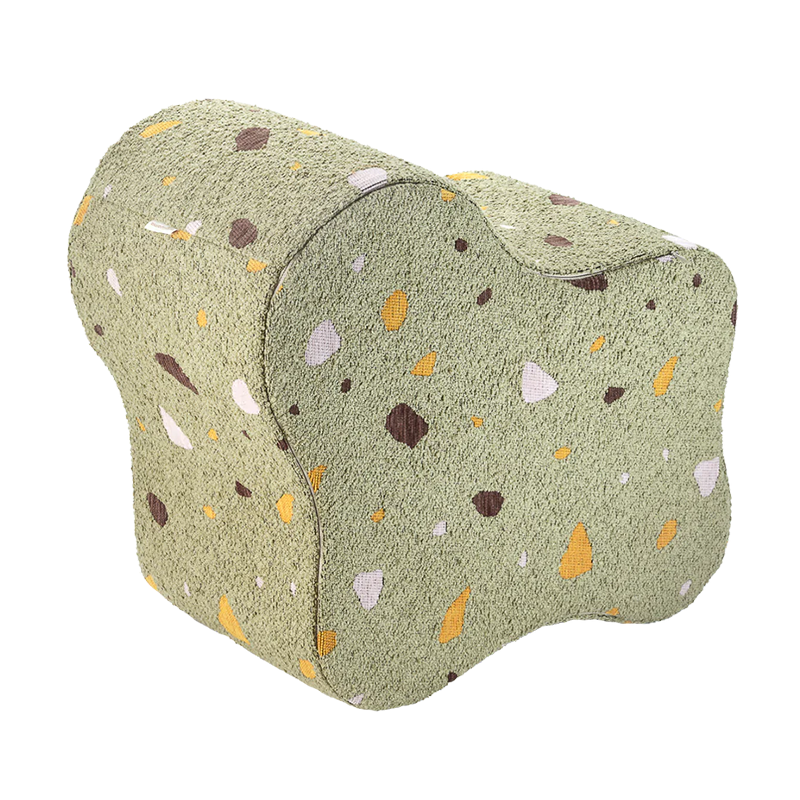 Wigiwama Pouffe 'Terrazzo Cloud' Moss