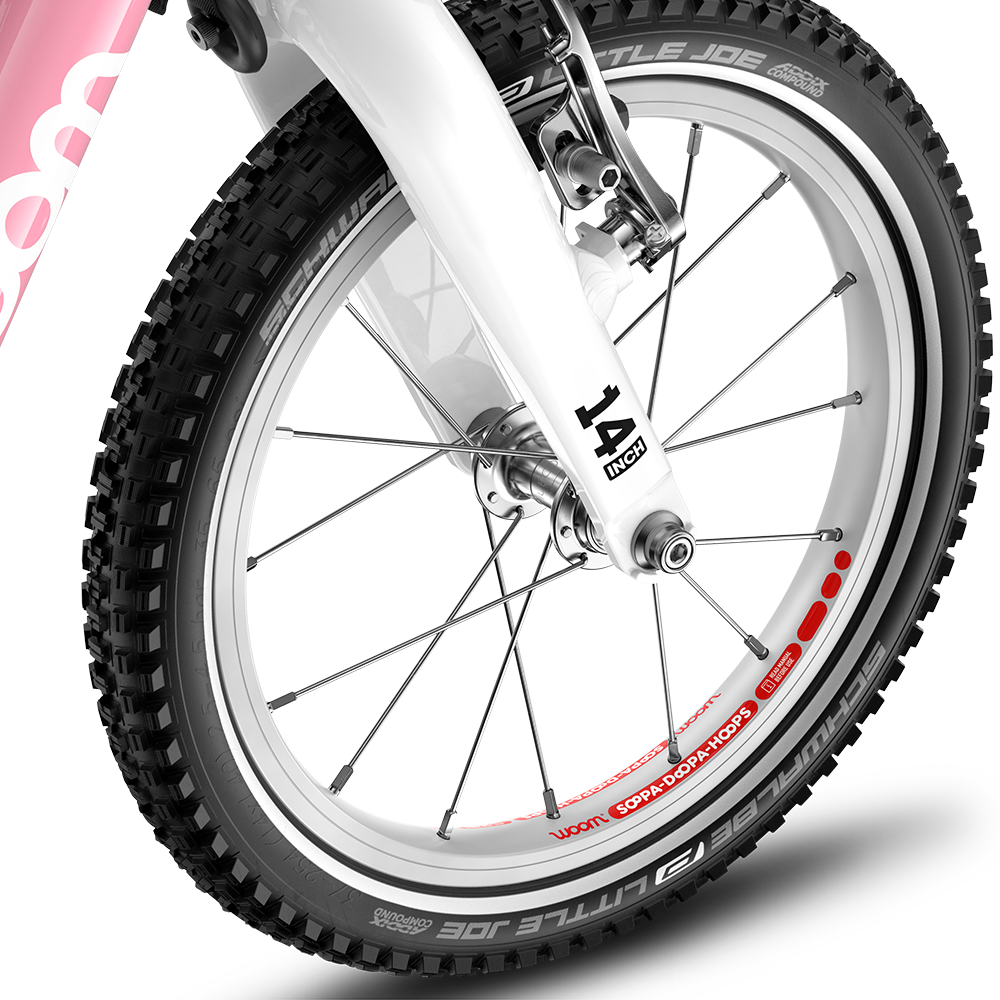 Woom GO 1  Plus Laufrad Powder Pink