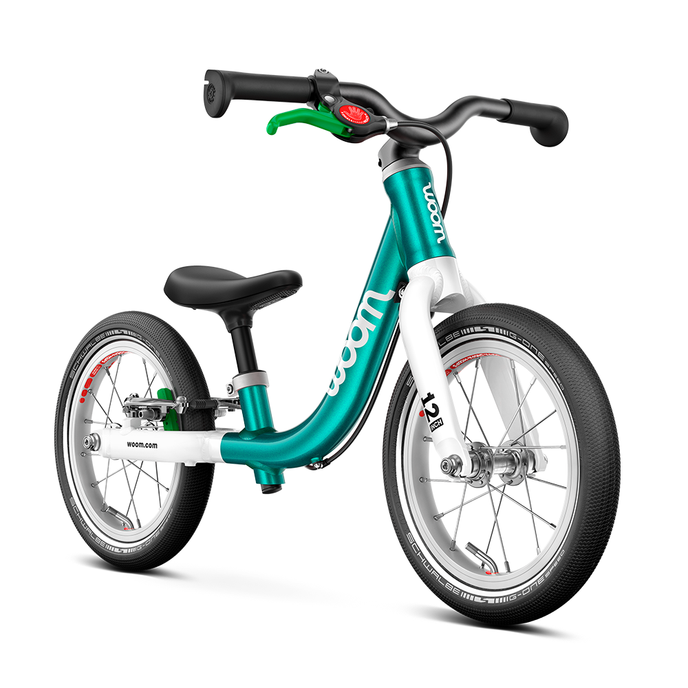 woom GO 1  Laufrad Metallic Turquoise
