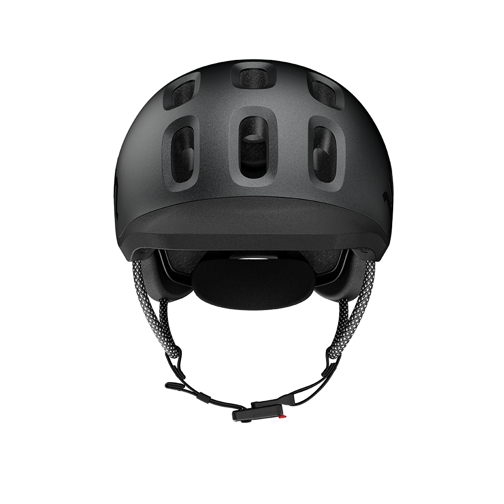 woom Kinderhelm  &#39;READY&#39; Charcoal Metallic