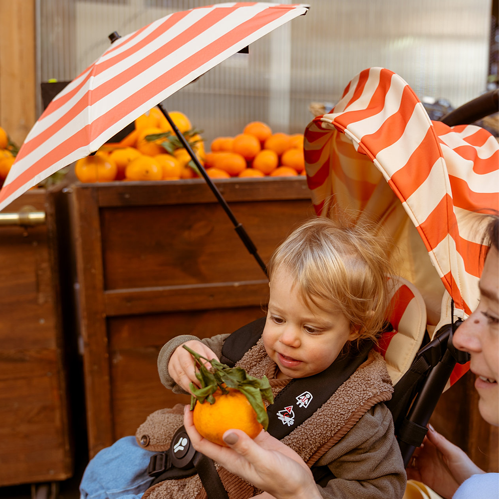 Stokke® YOYO³ 6+ Kit d'été 'Riviera Collection' avec habillage, parasol et sac de plage Capri