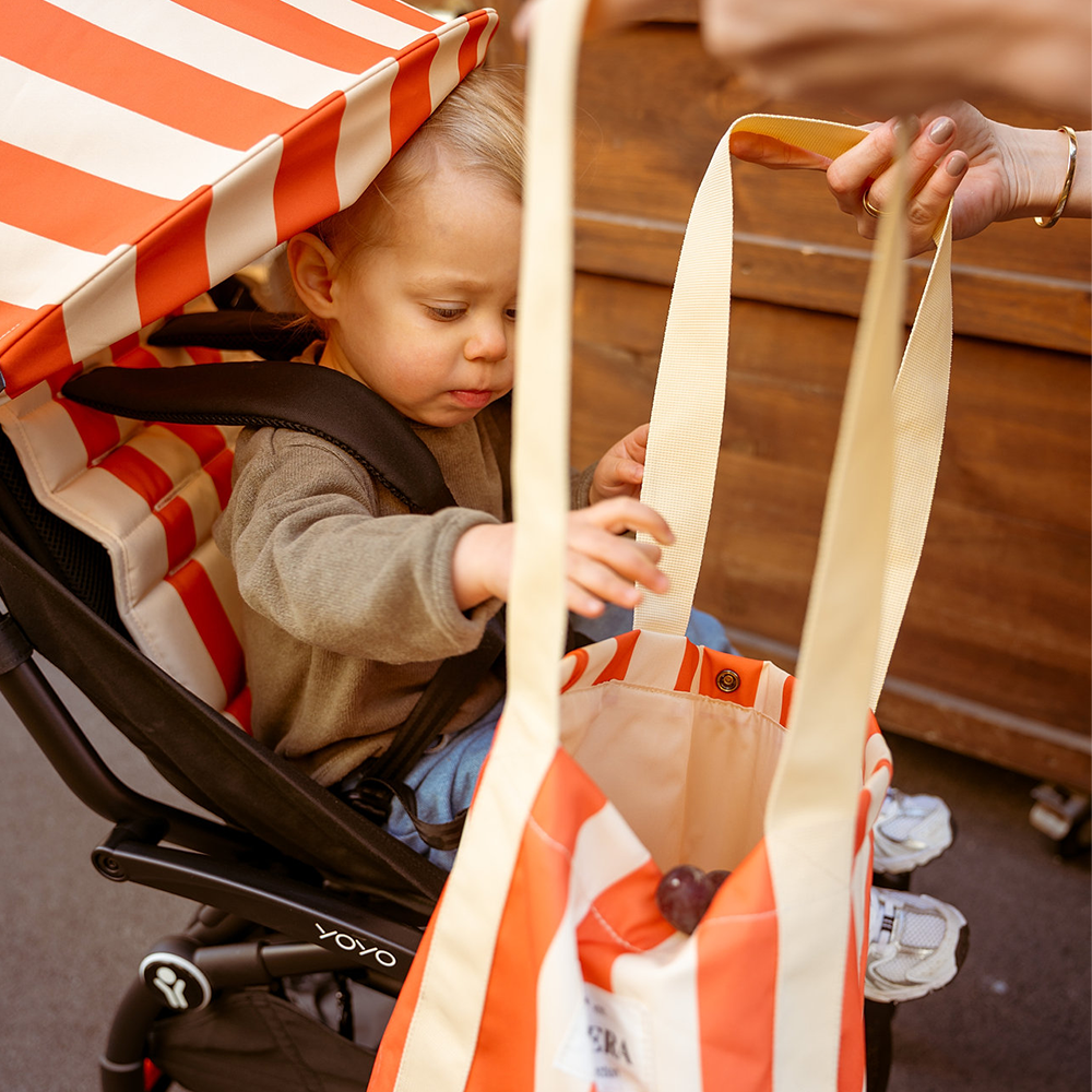 Stokke® YOYO³ 6+ Kit d'été 'Riviera Collection' avec habillage, parasol et sac de plage Capri