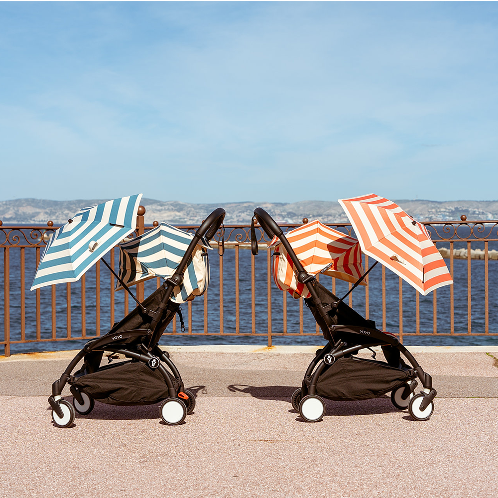 Stokke® YOYO³ 6+ Kit d'été 'Riviera Collection' avec habillage, parasol et sac de plage Capri