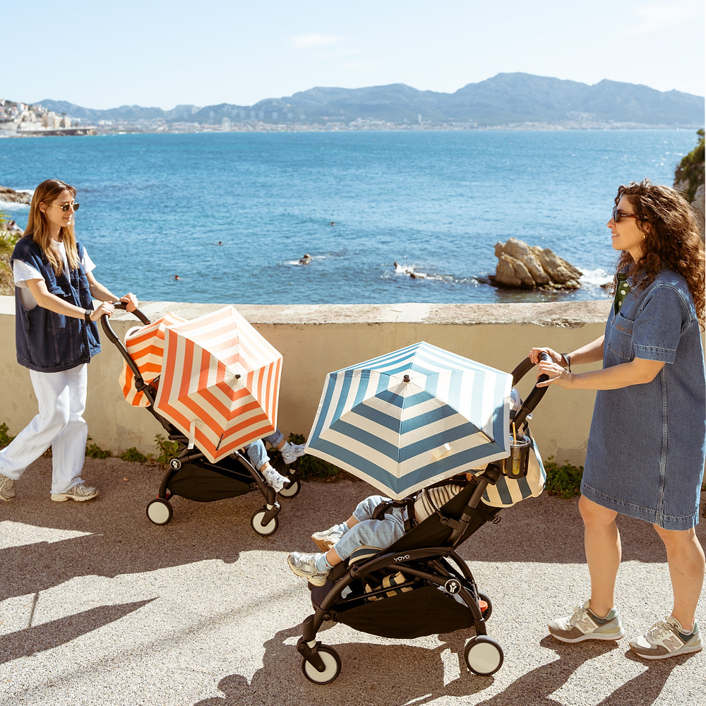 Stokke® YOYO³ 6+ Kit d'été 'Riviera Collection' avec habillage, parasol et sac de plage Capri