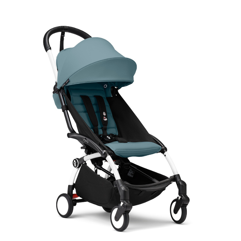 Stokke YOYO³ 6+ White/Aqua - Online MY SNOWFLAKE