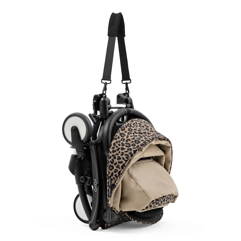 Stokke YOYO³ 6+ &#39;Wild Collection&#39; Black/Leopard