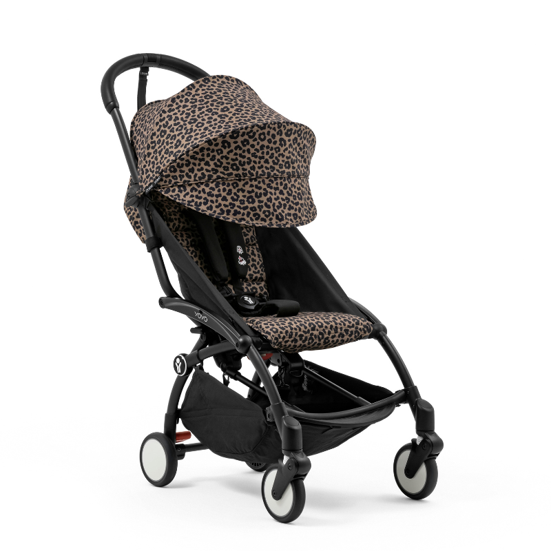 Stokke YOYO³ 6+ &#39;Wild Collection&#39; Black/Leopard
