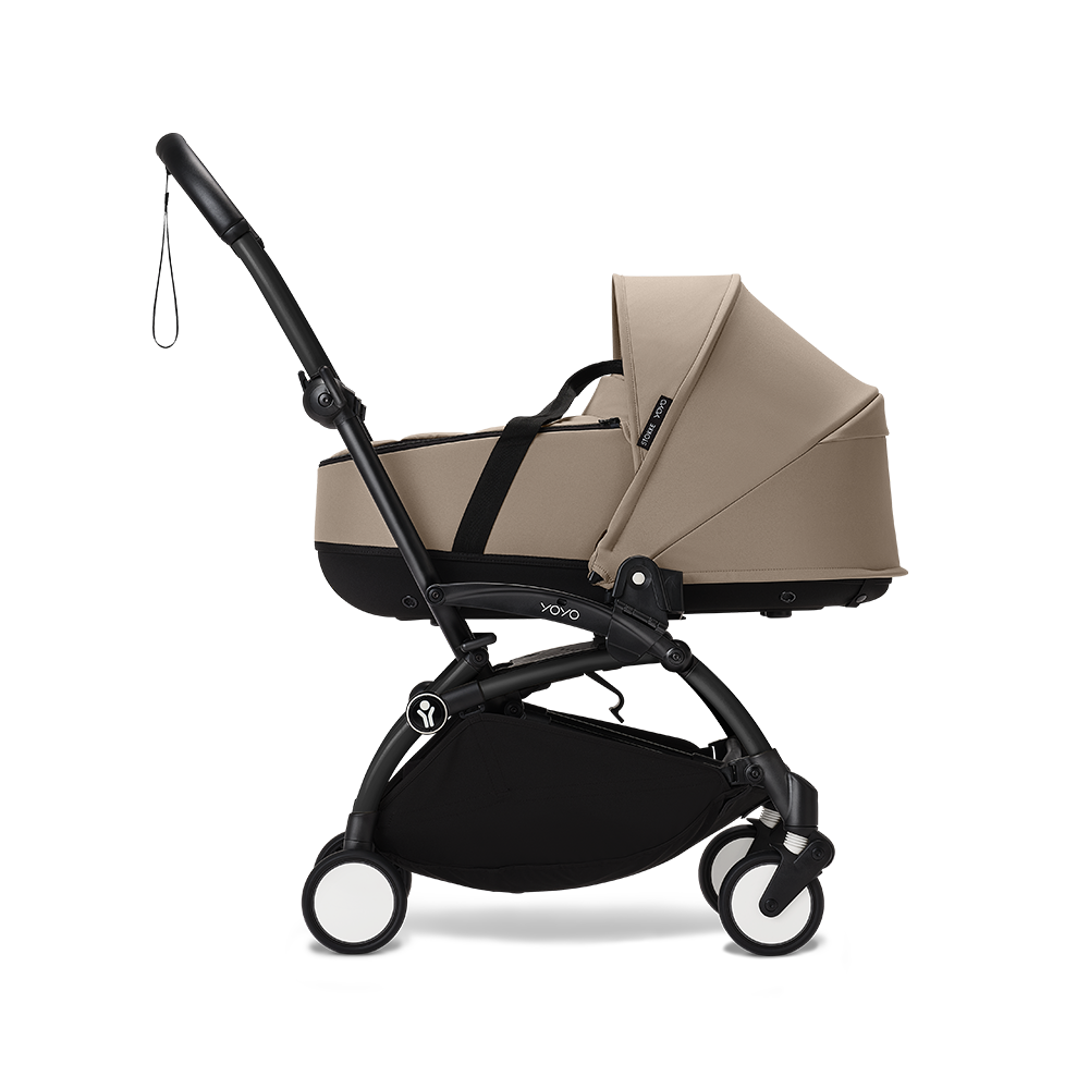 Stokke® YOYO³ avec nacelle Black/Taupe