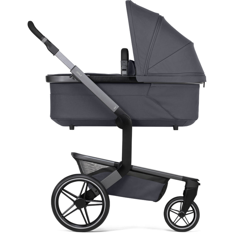 Joolz Day⁵ Kombi-Kinderwagen von der Seite in der Farbe Stone Grey